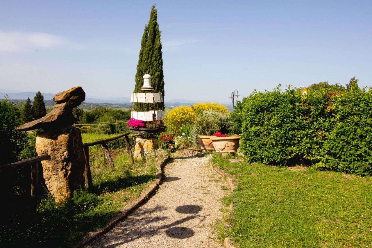 Agriturismo Poggio Pistolese Montaione Dış mekan fotoğraf